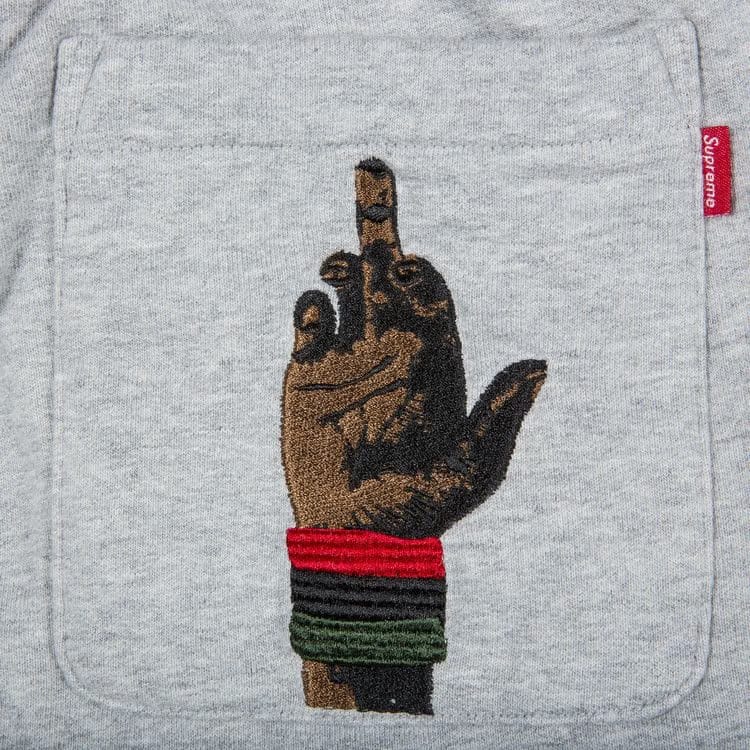 Supreme Dead Prez RBG Embroidered Sweatpant Grey