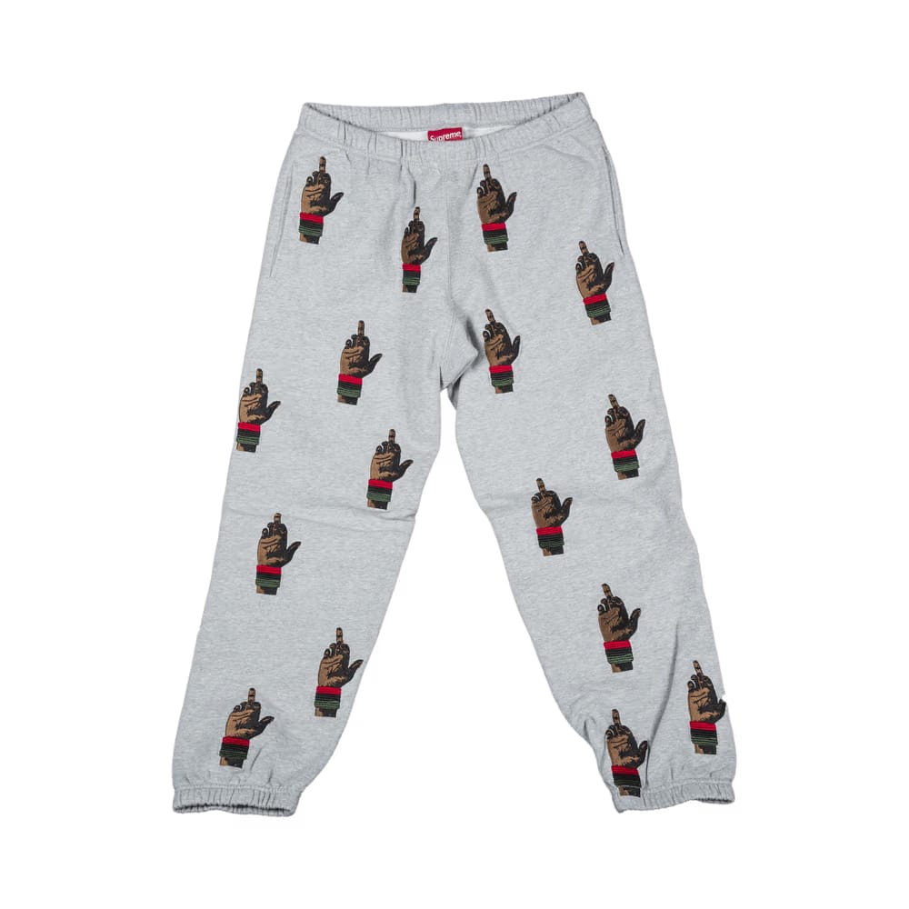 Supreme Dead Prez RBG Embroidered Sweatpant Grey