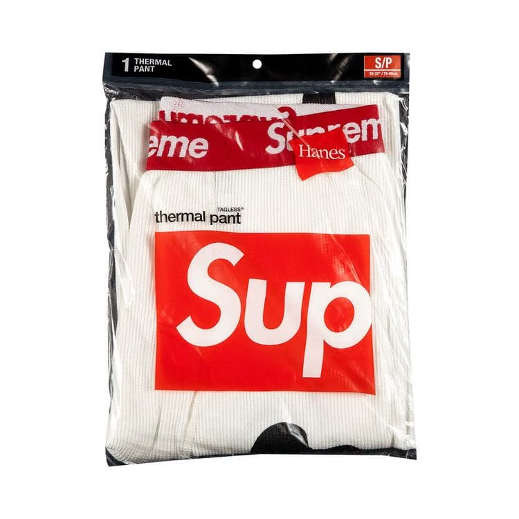 Supreme x Hanes Bones Thermal Pant (1 Pack) Natural