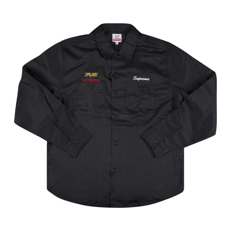 Supreme x Honda Fox Racing Work Shirt Black