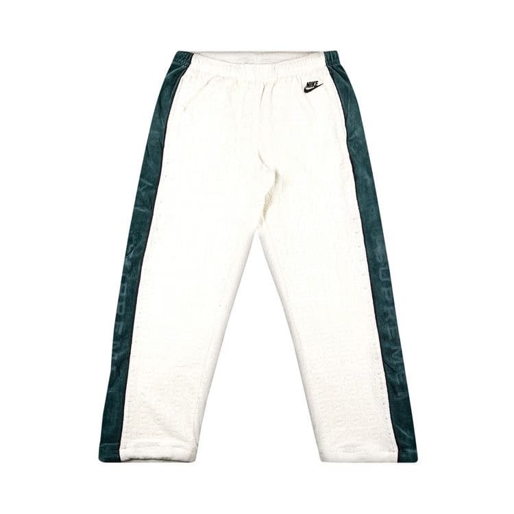 Supreme x Nike Velour Track Pant White