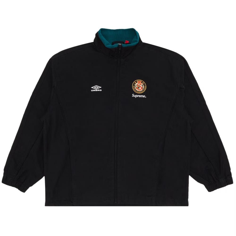 Supreme x Umbro Cotton Ripstop Track Jacket Black
