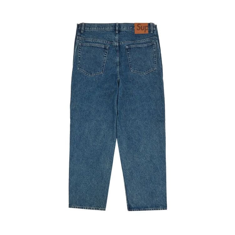 Supreme Snap-Off Baggy Jean Washed Blue