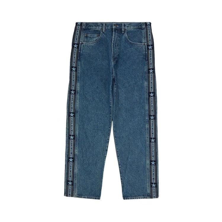Supreme Snap-Off Baggy Jean Washed Blue