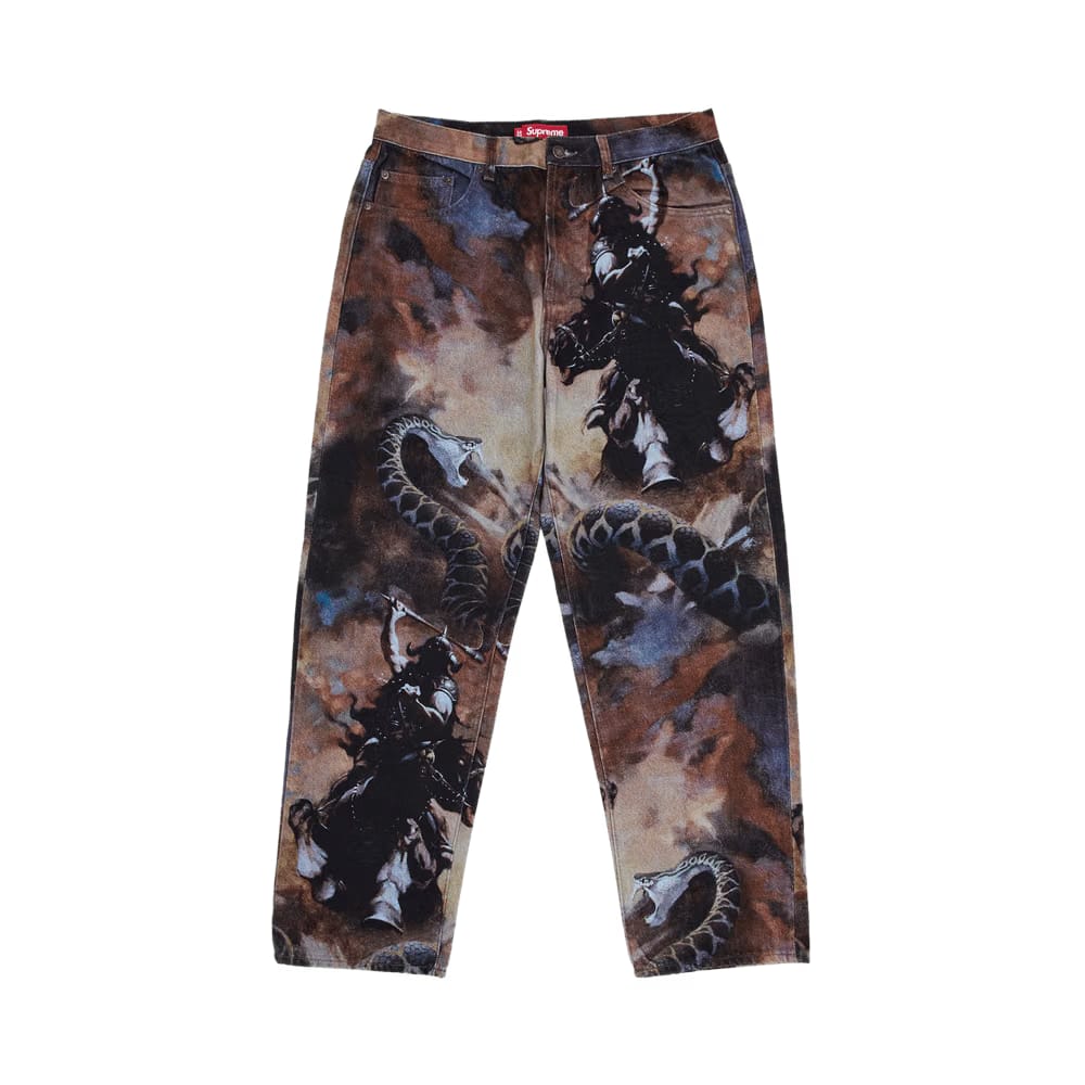 Supreme x Frank Frazetta Loose Fit Jean Multicolor