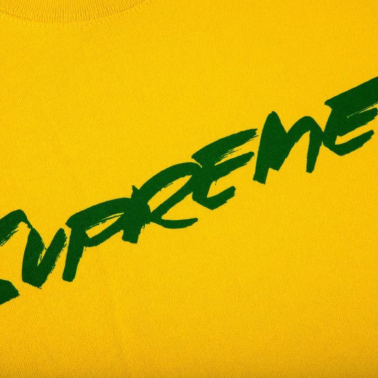 Supreme Futura Logo Crewneck Yellow