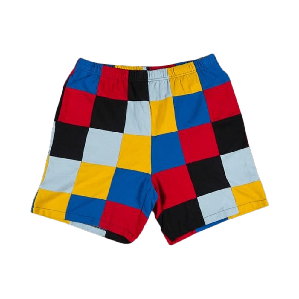 Supreme Patchwork Pique Shorts Red