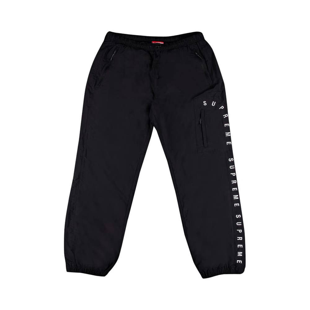 Supreme Curve Logos Ripstop Pant Black