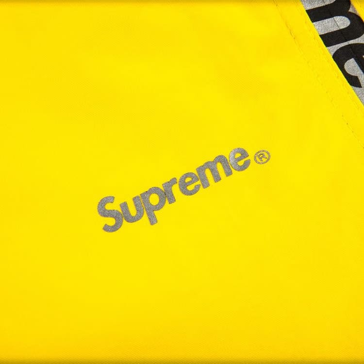 Supreme Reflective Zip Track Pant Yellow