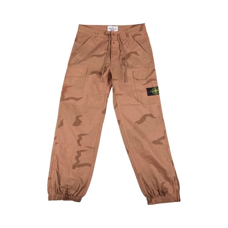 Supreme x Stone Island Camo Cargo Pant Coral