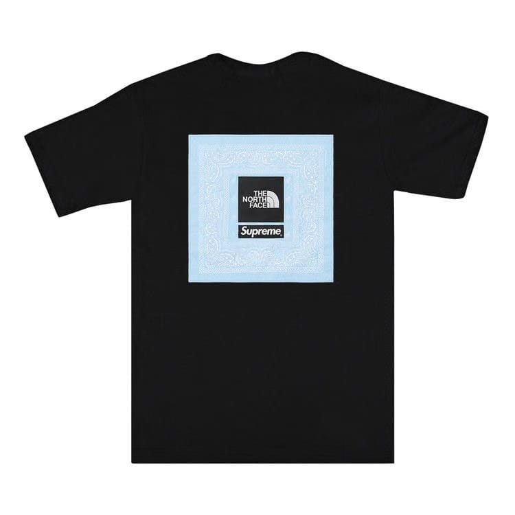Supreme x The North Face Bandana T-Shirt Black