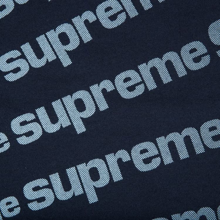 Supreme Radial Crewneck Navy