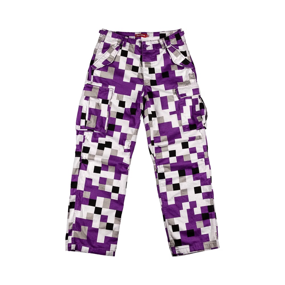 Supreme Cargo Pant Purple Digi Camo