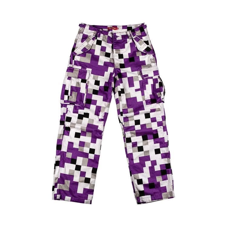 Supreme Cargo Pant Purple Digi Camo