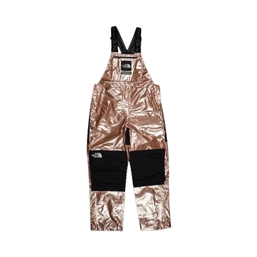 Supreme x The North Face Metallic Bib Pants Rose