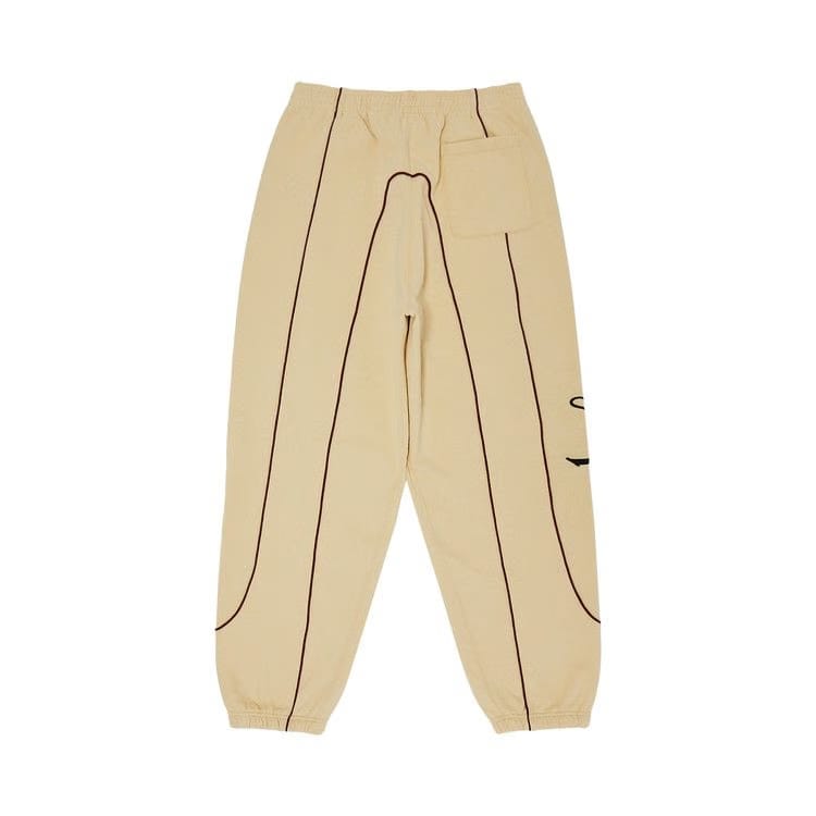 Supreme Curve Piping Sweatpant Natural