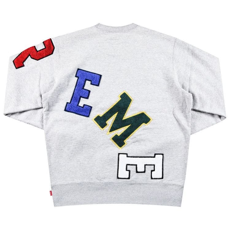 Supreme Big Arc Crewneck Heather Grey