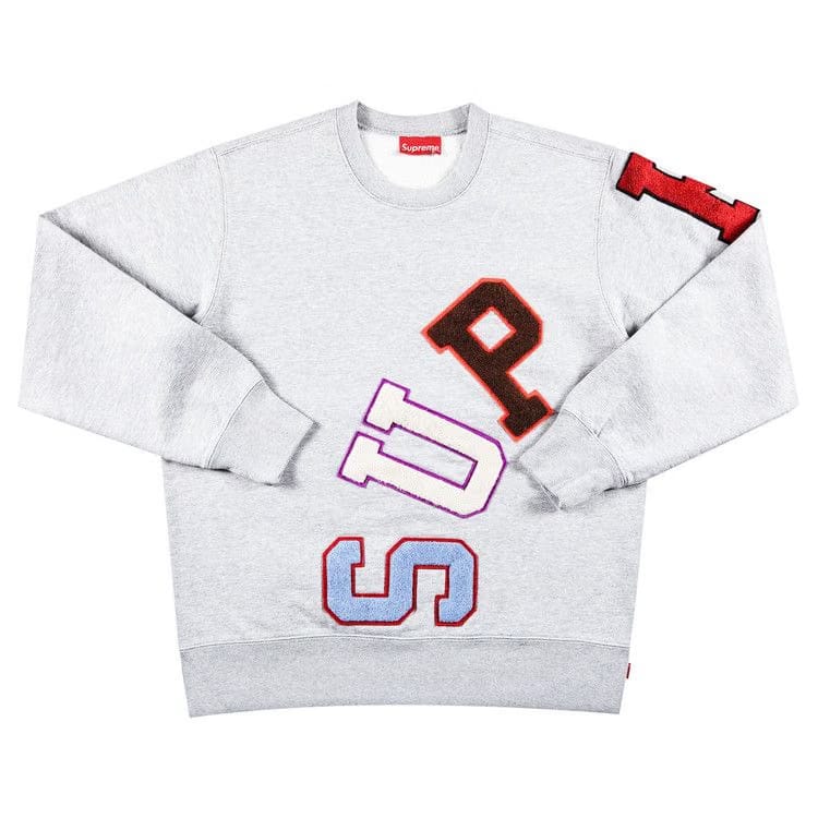 Supreme Big Arc Crewneck Heather Grey