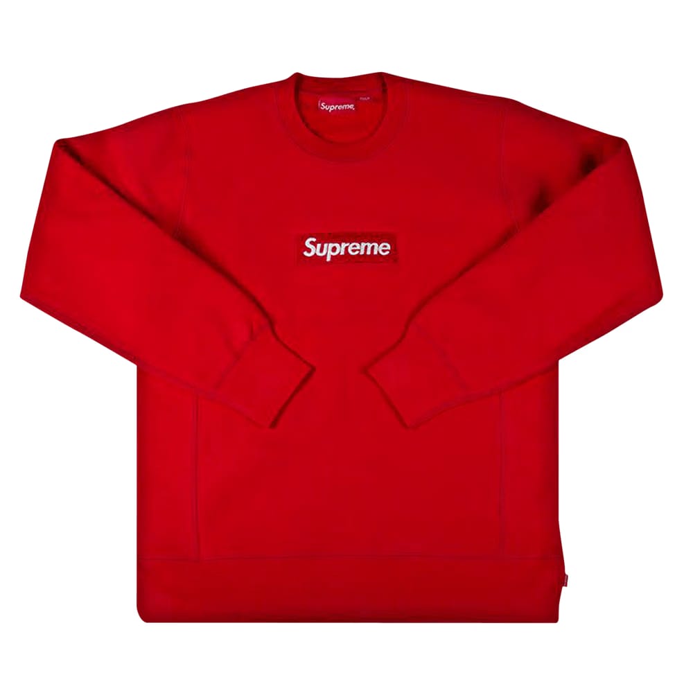 Supreme Box Logo Crewneck Red