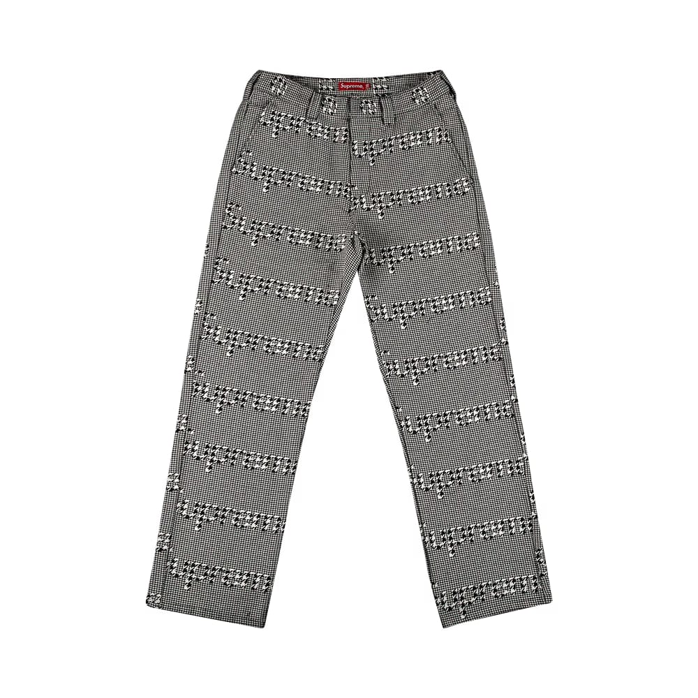 Supreme Work Pant Brown Houndstooth
