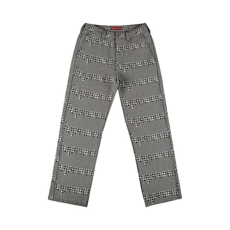Supreme Work Pant Brown Houndstooth