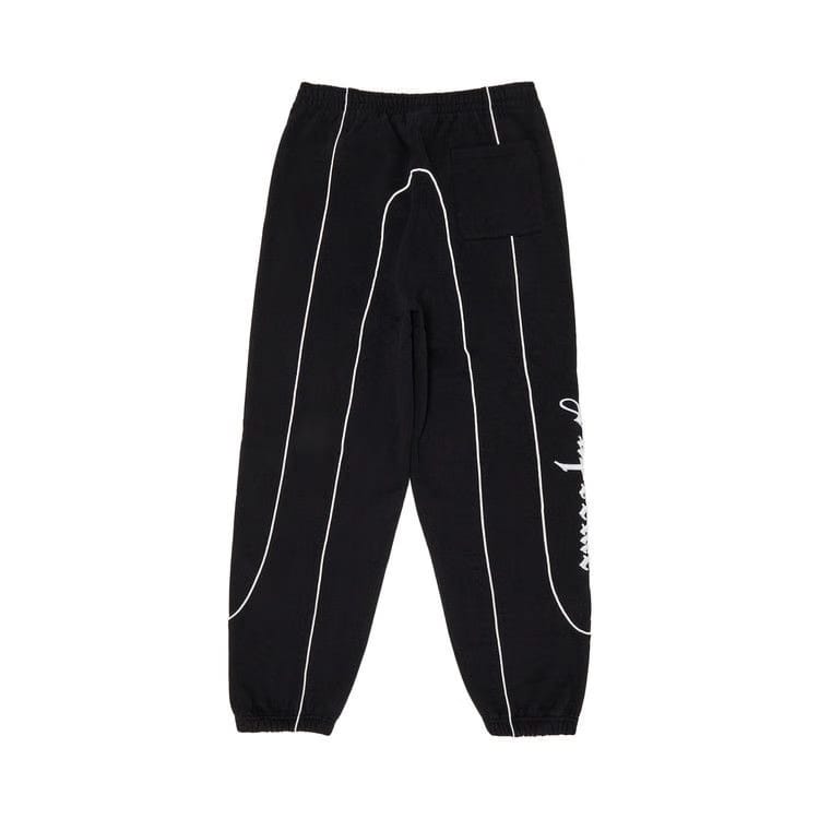 Supreme Curve Piping Sweatpant Black