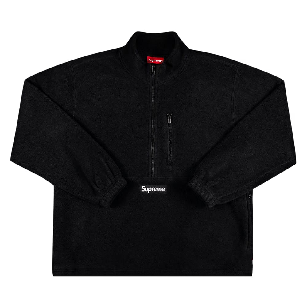 Supreme x Polartec Half Zip Pullover Black