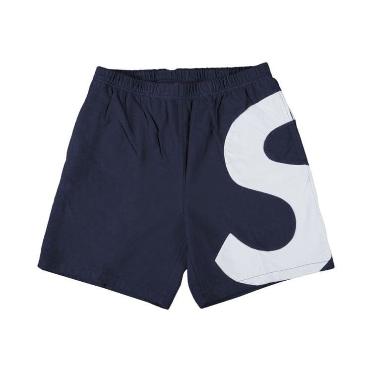 Supreme S Logo Shorts Navy