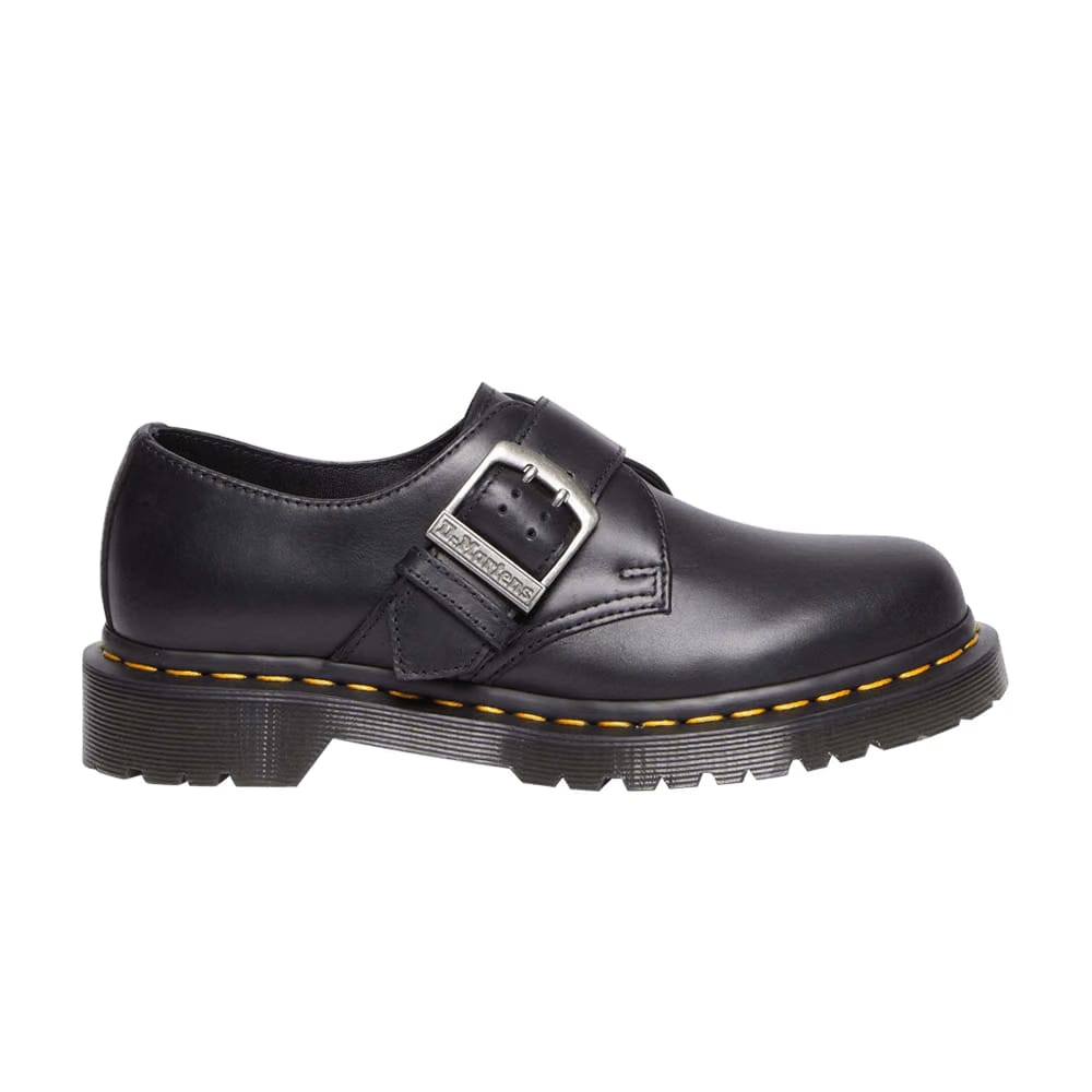 Dr. Martens 1461 Buckle Pull Up Leather Oxford Black
