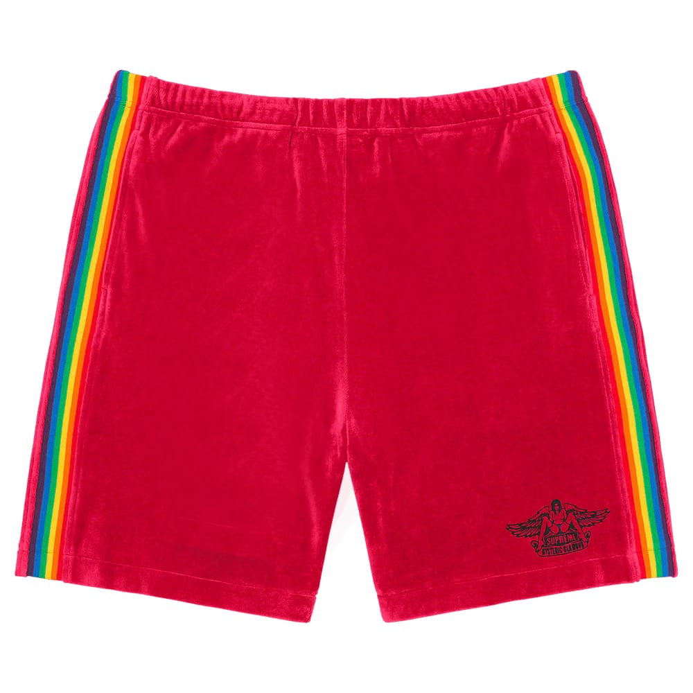 Supreme x Hysteric Glamour Velour Shorts Dusty Red