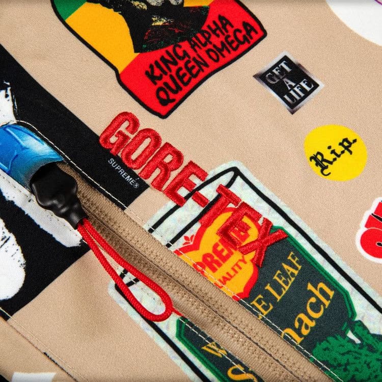 Supreme GORE-TEX Stickers Pant Tan