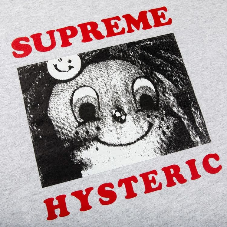 Supreme x Hysteric Glamour Crewneck Ash Grey