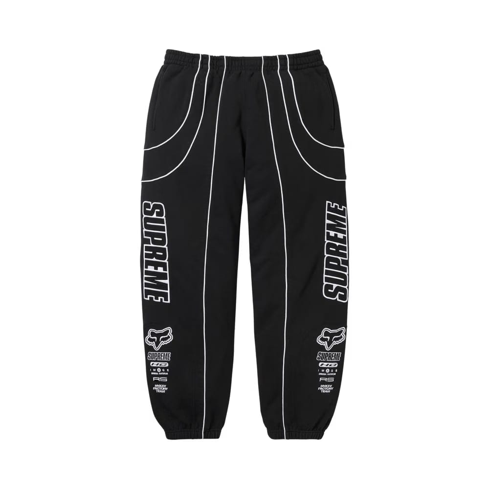 Supreme x Fox Racing Sweatpant Black