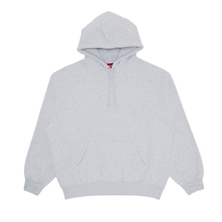 Supreme Frayed Hoodie Ash Grey