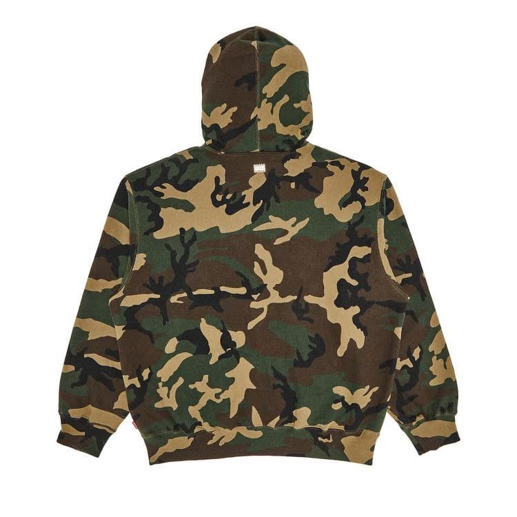 Supreme x B.B. Simon Zip Up Hoodie Woodland Camo