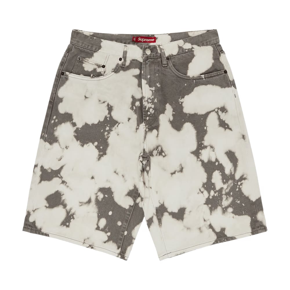Supreme Baggy Denim Shorts Bleached