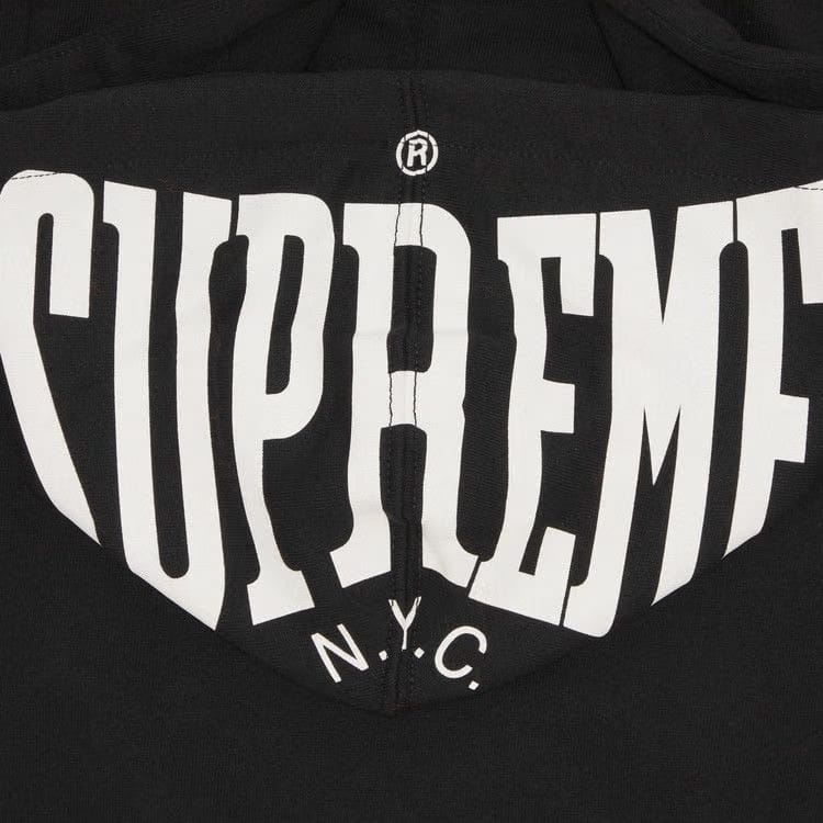 Supreme Warm Up Hoodie Black