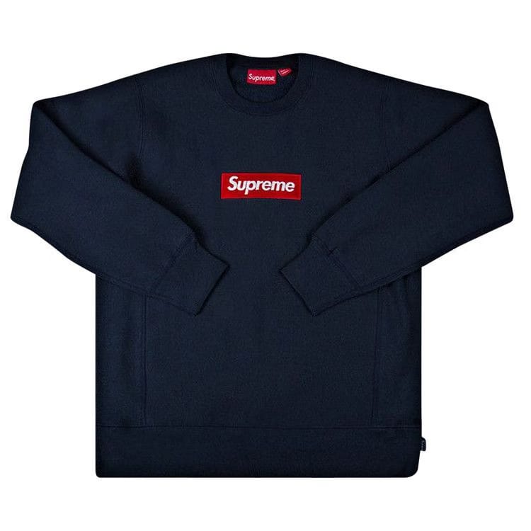 Supreme Box Logo Crewneck Navy