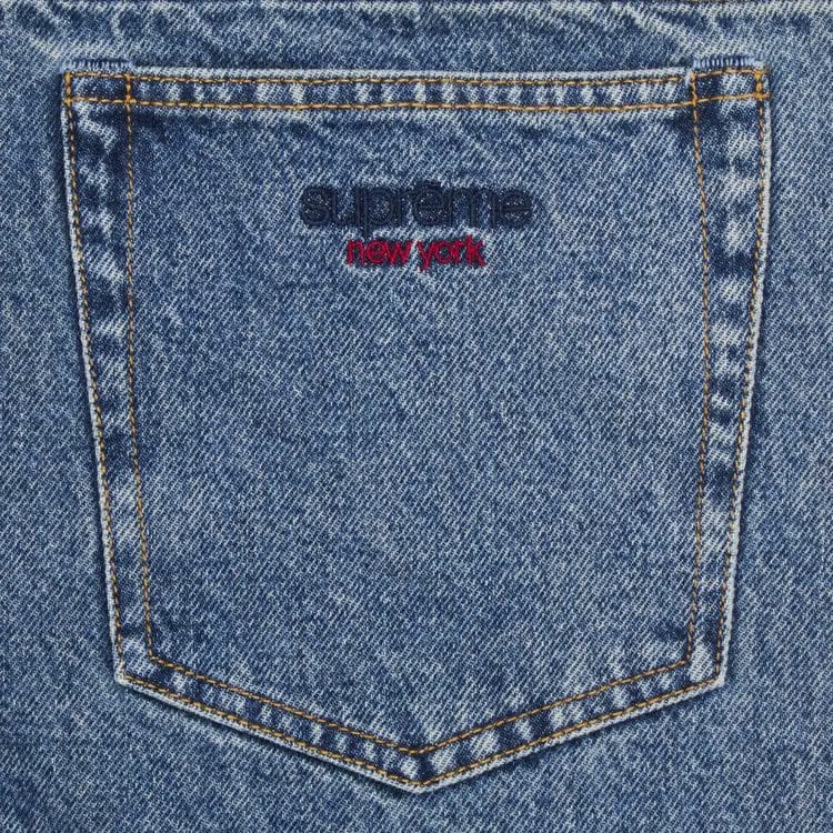 Supreme Baggy Jean Washed Indigo