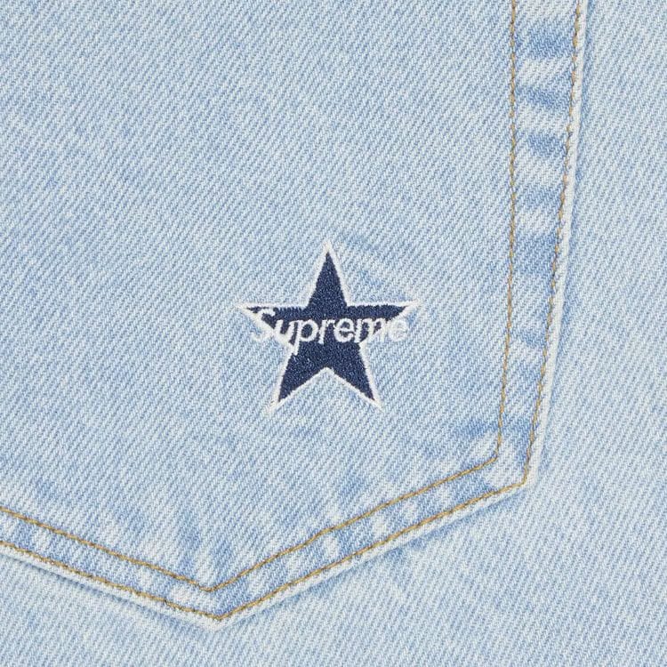 Supreme Regular Jean Washed Blue