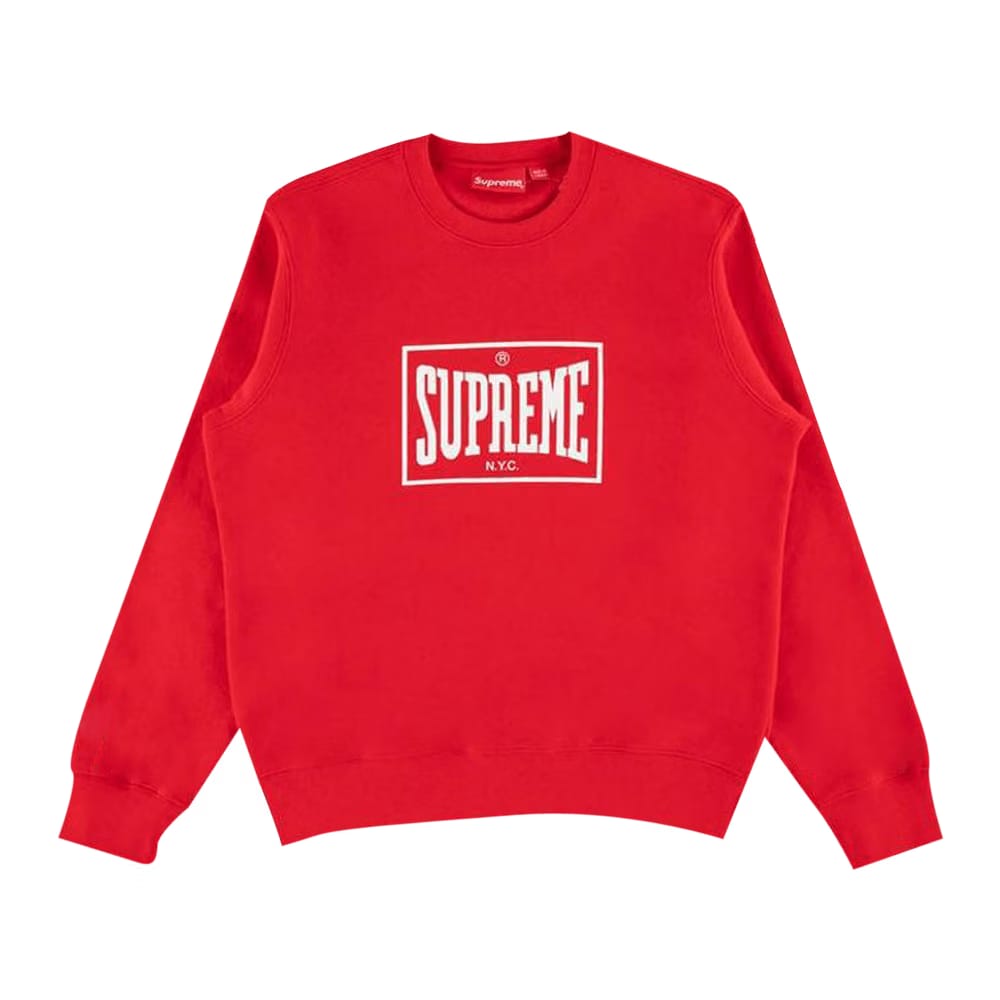 Supreme Warm Up Crewneck Red