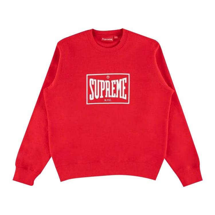 Supreme Warm Up Crewneck Red