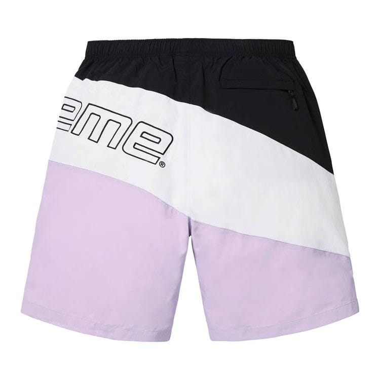 Supreme Curve Nylon Shorts Light Purple