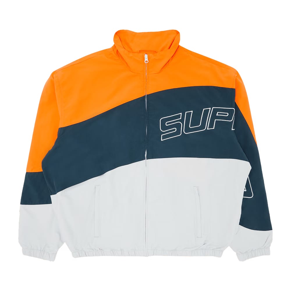 Supreme Curve Track Jacket Grey