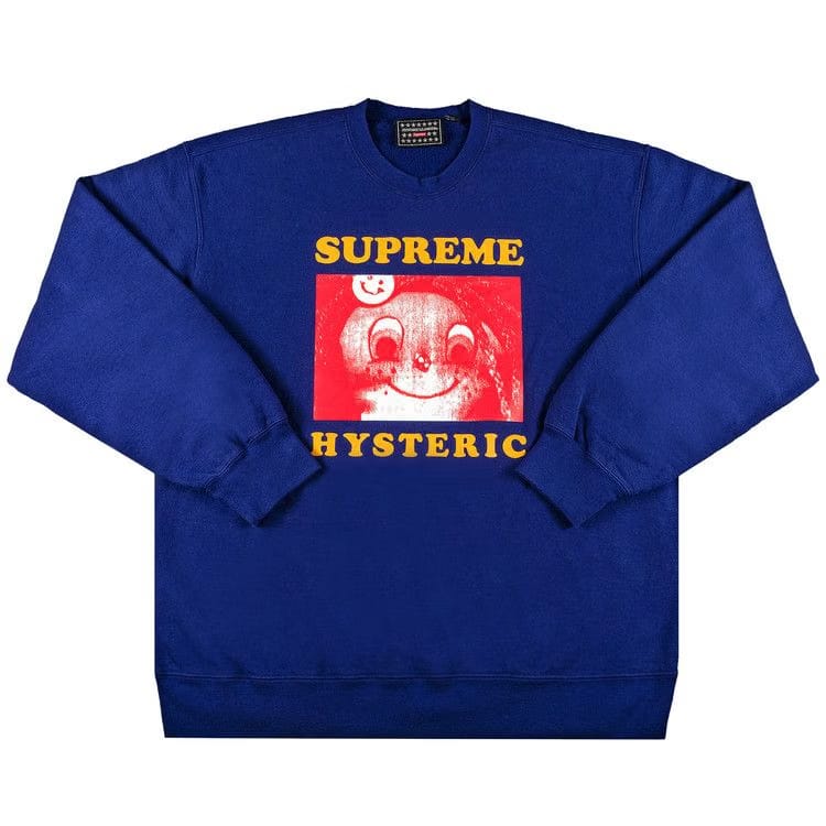 Supreme x Hysteric Glamour Crewneck Dark Royal