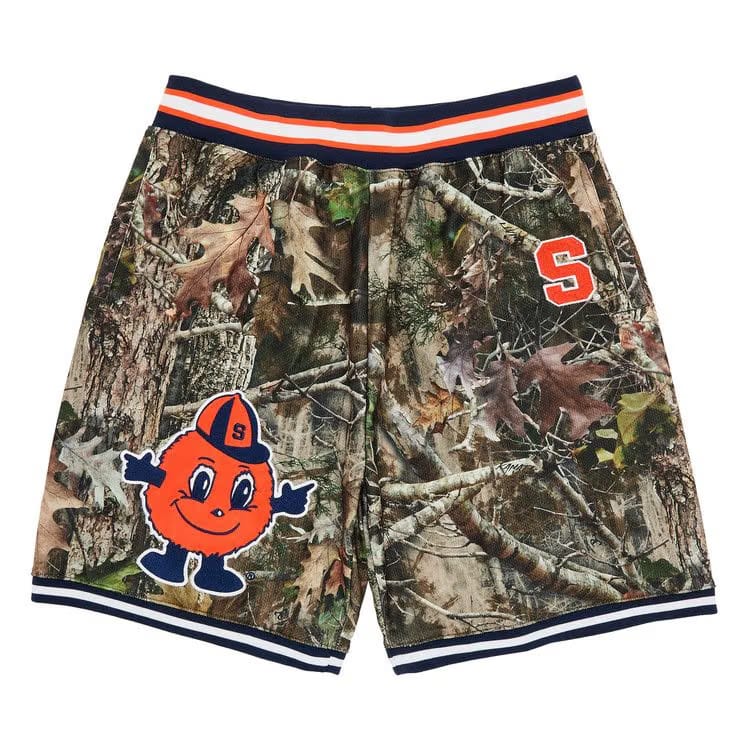 Supreme x Mitchell & Ness NCAA Basketball Shorts TrueTimber Kanati Camo