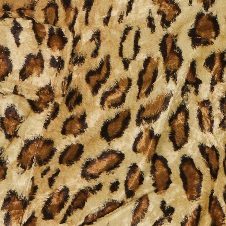 Supreme x Goodenough Crushed Rayon Pile Cargo Shorts Leopard