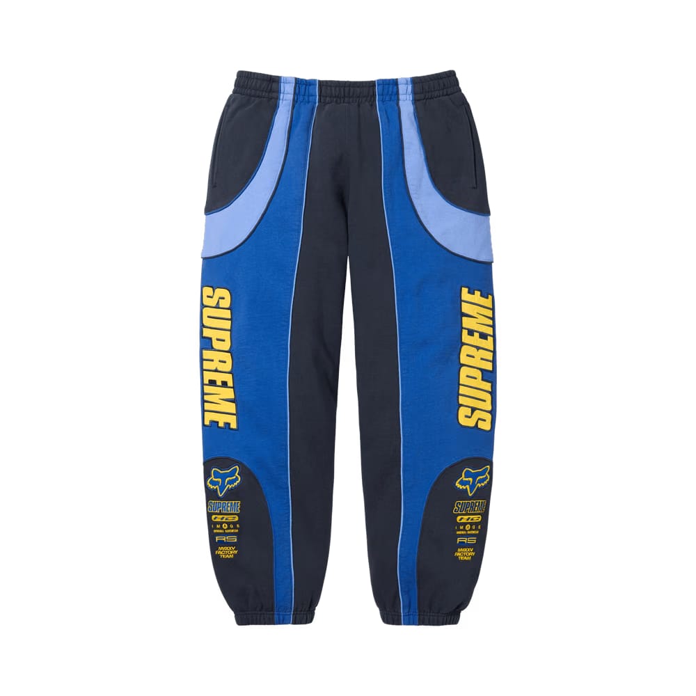 Supreme x Fox Racing Sweatpant Navy