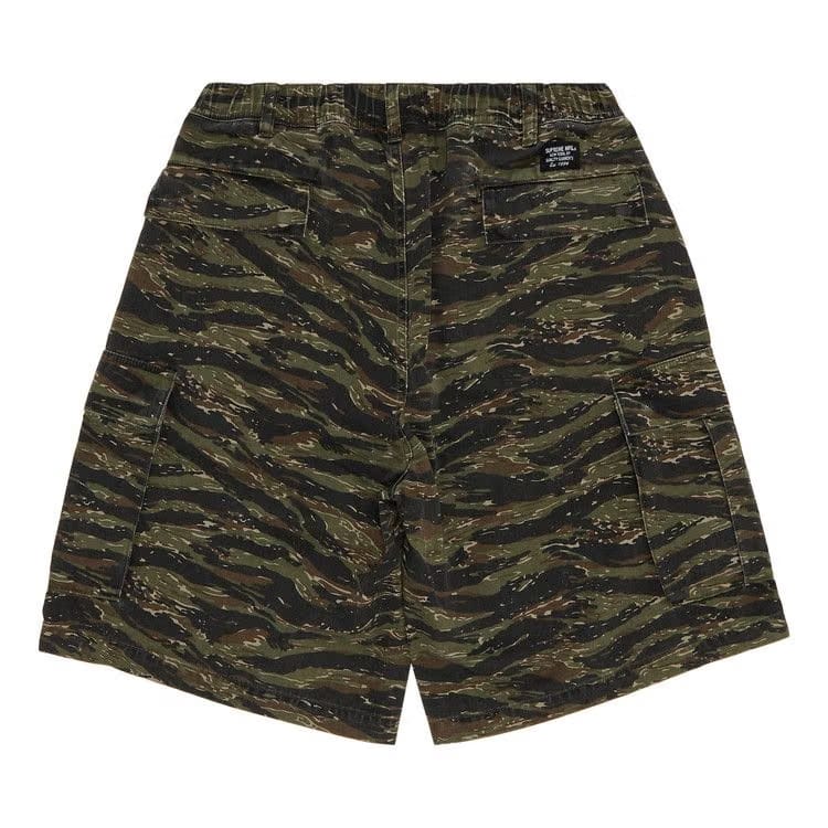 Supreme Cargo Shorts Olive Tiger Camo