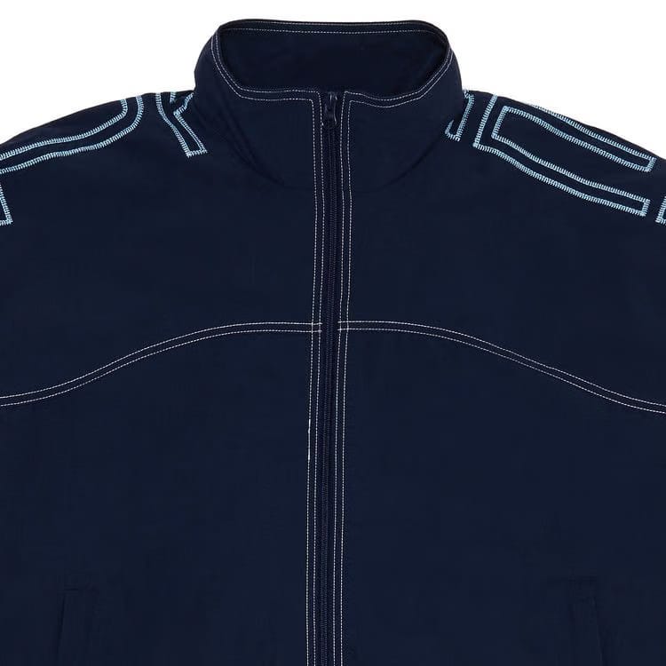 Supreme Spellout Embroidered Track Jacket Navy